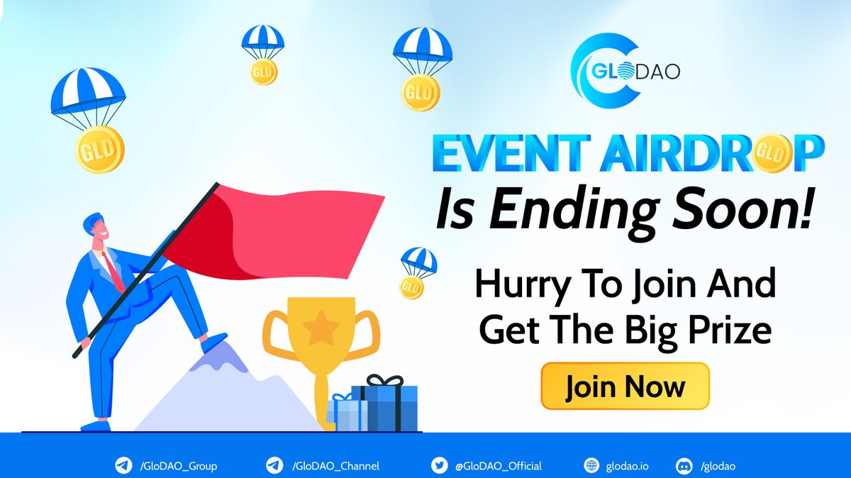 GloDAO_Official's tweet photo. ❇️The show is now down to its final days! Quickly join and complete the missions in order to grab these final chances

❇️Remember that the award rules are divided into three categories, so the more missions you do, the more prizes you will receive!

#glodao #defi #dao #blockchain https://t.co/El806vkR4n