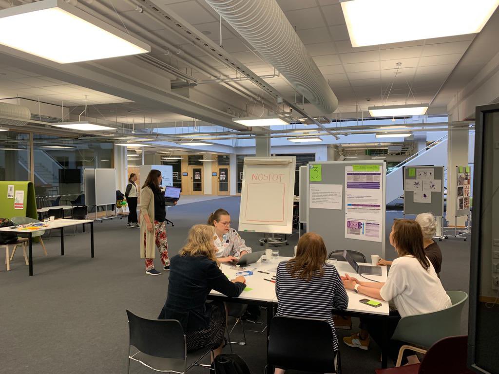 Tiedekuntien #kampuskehitystyöryhmä ’t kokoontuivat tänään kampukselle kesätyöpajaan #toimitilaohjelma -asioissa. Kiitos aktiivisesta työskentelystä yhdessä 💎🌟#kampuskehitystampere @TampereUni