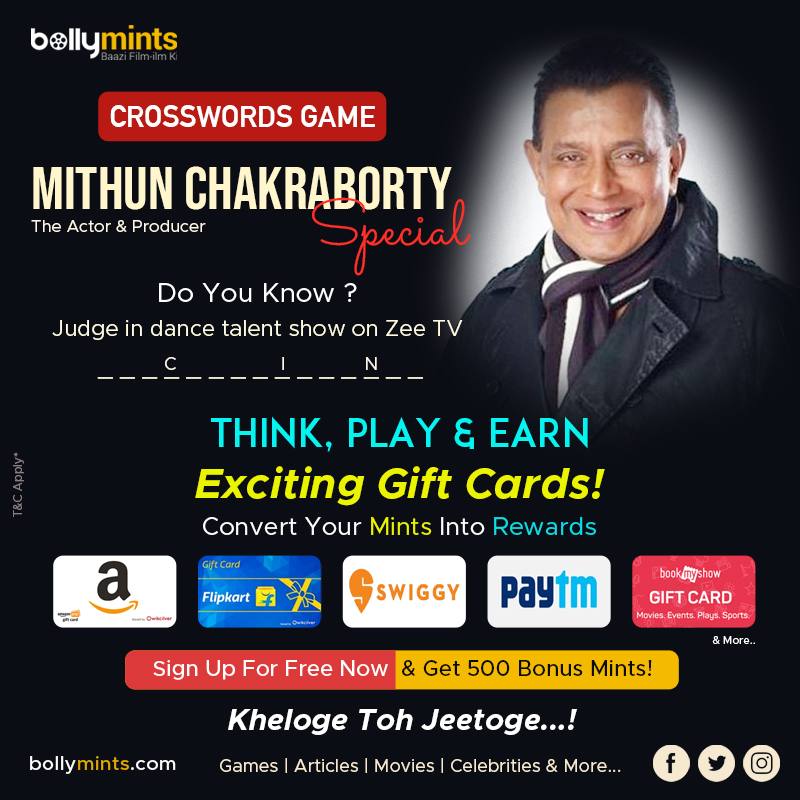 #MithunChakraborty Birthday Special !
#Crosswords #Game #Trivia #Movies #Entertainment #HBDMithunChakraborty #HappyBirthdayMithunChakraborty
#Play And #Win Exciting #GiftCards #Vouchers & #Coupons #Redeem Your #Mints
Let's Start : bit.ly/Mithun_Chakrab…
@mithunda_off