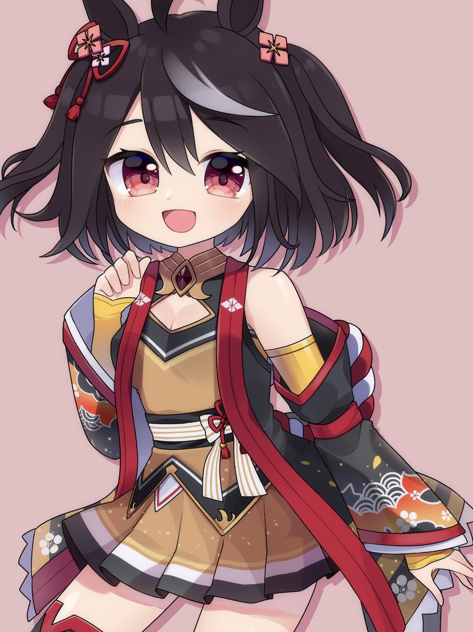 手描きイラスト色紙 ウマ娘プリティーダービー キタサンブラック www