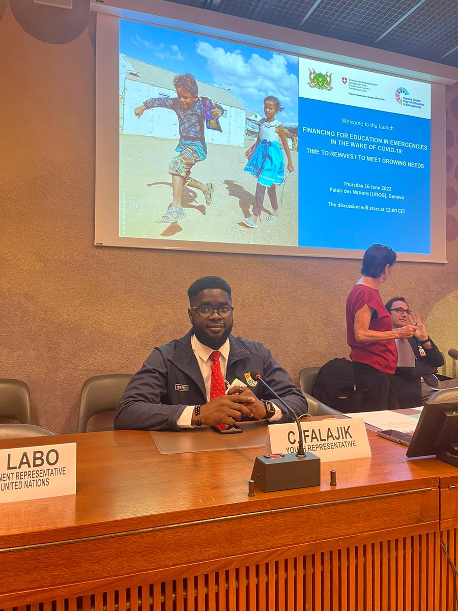 Don’t miss the chance to hear from our Youth Advocate @olajidecharles_  at the launch of the new #EducationUnderAttack2022 report, a global study of attacks on schools and universities, students and staff. 

@GCPEAtweets
#SafeSchoolsDeclaration
#UniteToProtect