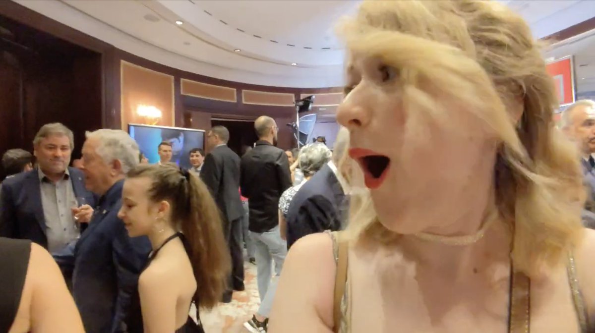 chesscom's tweet photo. ♛ @Anna_Chess is live-streaming from the #FIDECandidates opening ceremony right now! 

https://t.co/gE4WWVBMKO https://t.co/FoMHvjXdXo