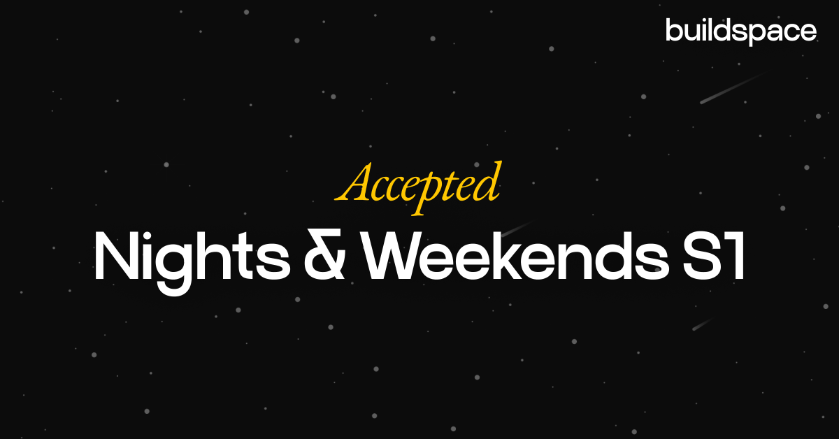 buildspace tweet media