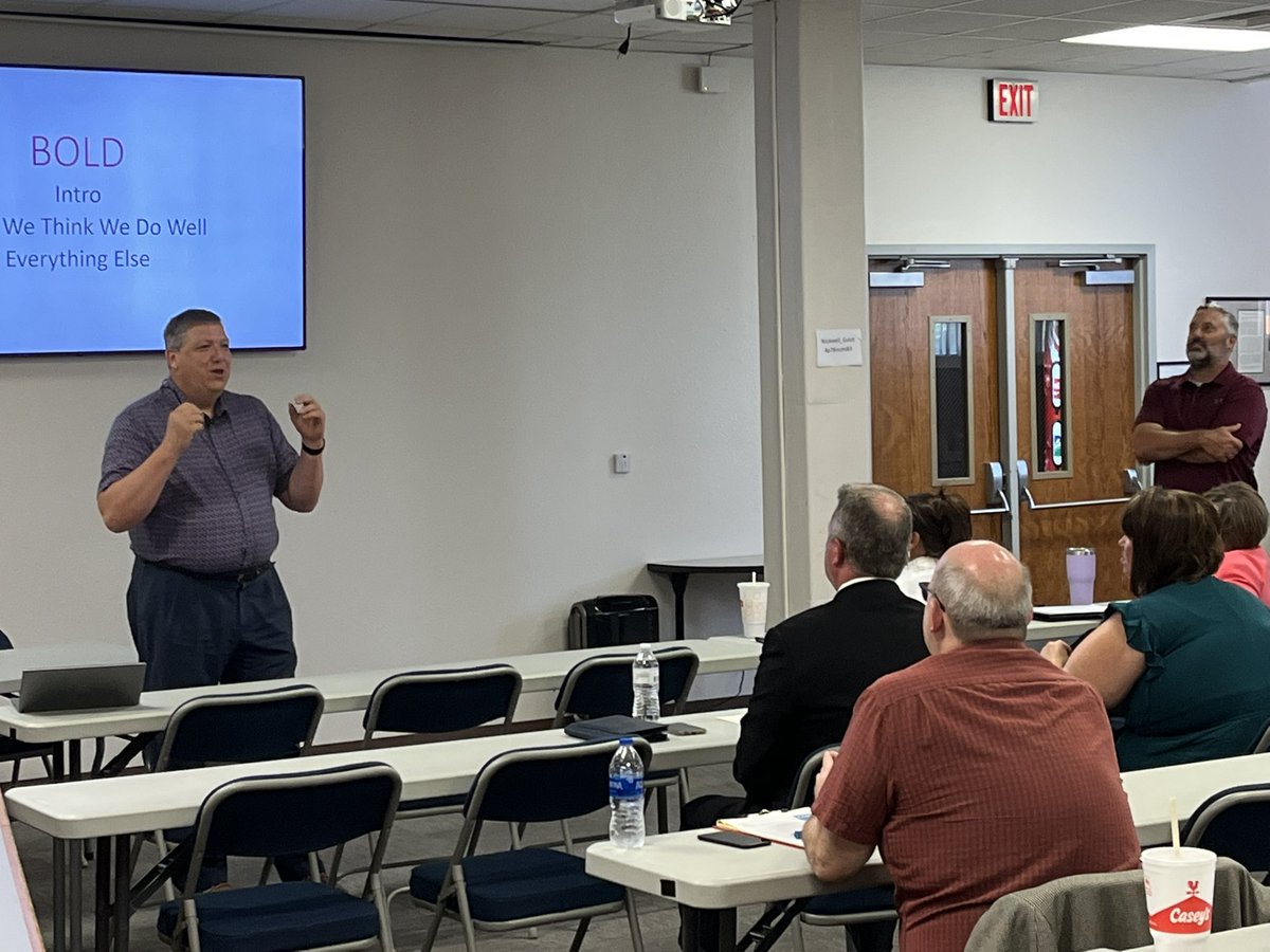 In <a href="/hays489/">Hays USD 489</a> today for our final <a href="/KASBPublicEd/">Kansas Association of School Boards</a> BOLD cohort. Special thanks to Mr. Ron Wilson, Superintendent and Chris Hipp, Asst. Superintendent of business services. #KSLeaders #BOLD