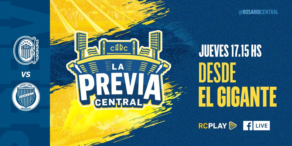 🎥 ¡HOY viví #LaPreviaCentral desde el Gigante! 🇺🇦
 
🆓 Registrate GRATIS
🎦 rosariocentralplay.com
 
📲 ¡Descargá la App!
▶️ iOs: apple.co/2XQFzxb
▶️ Android: bit.ly/2XQFAkJ