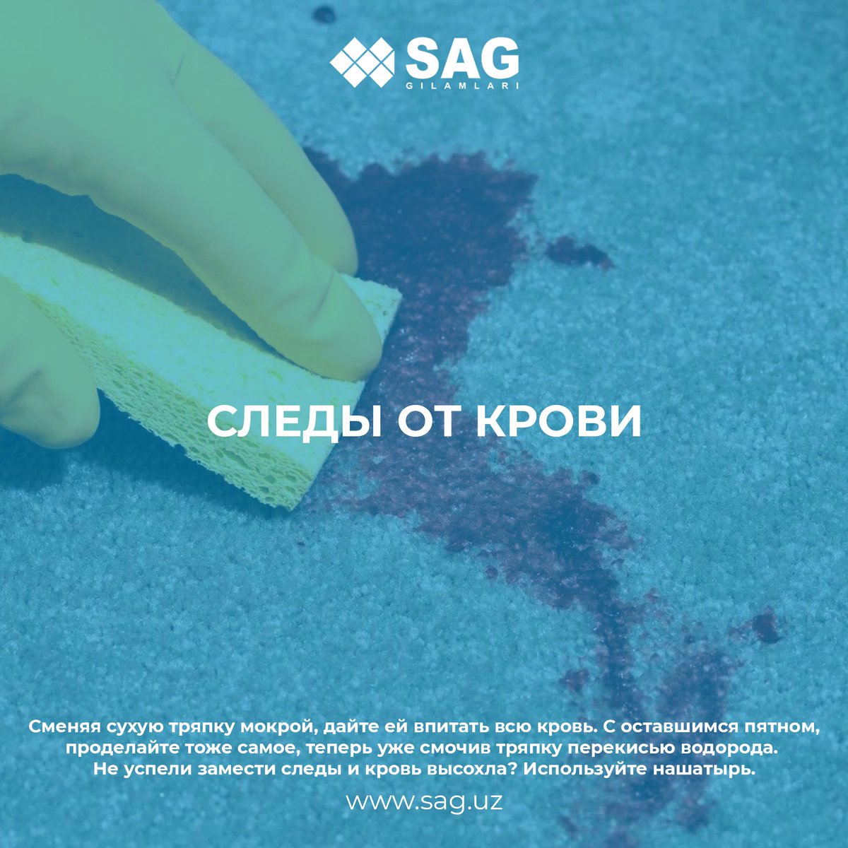 Ковры добавляют комнате домашнего тепла, уюта, а также просто радуют взор🤩

Один существенный недостаток изделий – им свойственно быстро загрязняться и впитывать запахи💨

Мы хотим поделиться с вами, как быстро очистить ковер от пятен в домашних условиях☑️