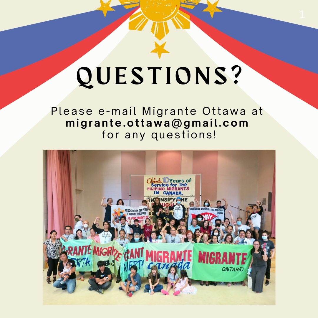 Anakbayan Ottawa #RejectMarcosDuterte tweet media