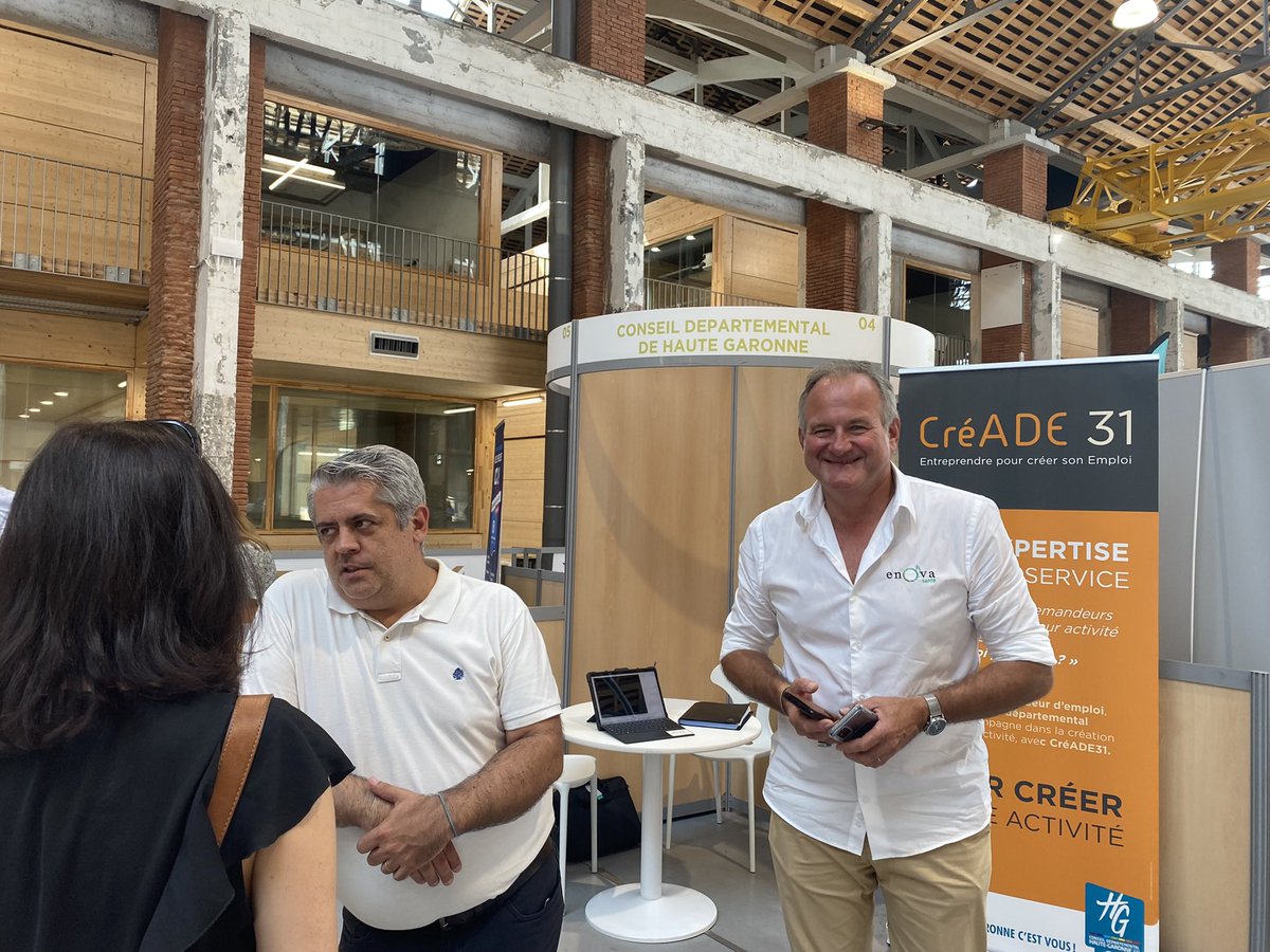 1ere journée réussie à la @LaCite_eu pour le festival <a href="/Madein_31/">MADE IN 31</a> de la <a href="/cpme31/">CPME31</a> et <a href="/JCEToulouse/">JCE Toulouse</a> 31 entreprises valorisent notre territoire au quotidien. Aujourd’hui pour les professionnels et les jours suivants pour le grand public Félicitations à <a href="/Julien_Rigole/">Julien Rigole-Montagut</a> et <a href="/vaguilera31/">Vincent AGUILERA</a>