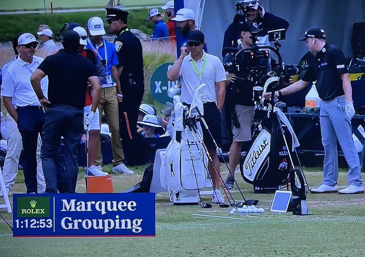 NoLayingUp's tweet photo. Phil testing a PLETHORA of woods on the opening day of a major means he’s totally about to find it. https://t.co/0FRwo9fcbj
