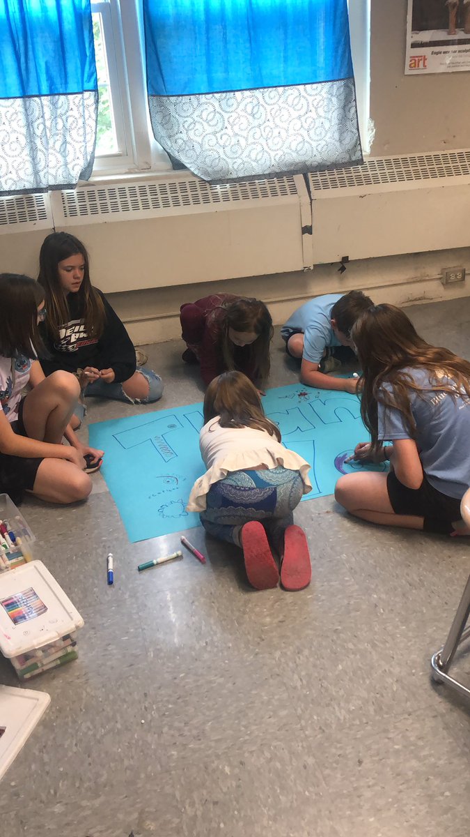 Using some time to hang with our buddies <a href="/ProctorSchool/">Christy Coloutti</a>