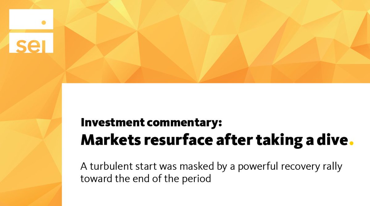 During stressful times, it’s important to keep a clear philosophy to make rational long-term decisions. Global equities may have had a decline in the beginning of May but ended in a powerful recovery rally. Read our latest investment commentary. seic.com/knowledge-cent…