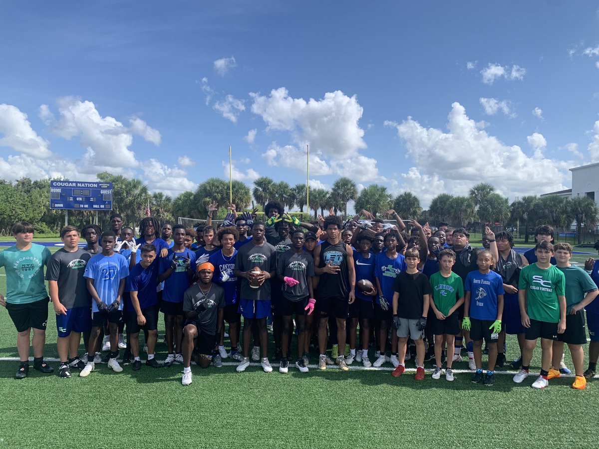 This weeks <a href="/SCanyonsFB/">Somerset Canyons Football</a> “IRON COUGAR” of the week goes to C/O 24 DE <a href="/Drewpatt423/">Drew Patterson</a> for the BIGS and C/O 23 DE/LB @MalikFarrington and DB <a href="/2x_nick/">Nickerson “Joker” Lajeune</a> for the SKILLS ..Great week of work fellas !! #CultureWINS #BeElite