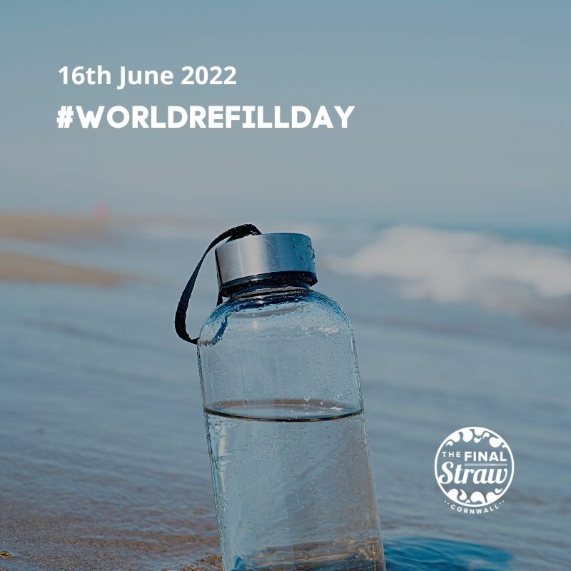It's #WorldRefillDay today apparently.  So if you've been planning to stop using takeaway cups or bottles, now's the time to do it! 
Also visit finalstrawcornwall.co.uk &amp; if you are a business that wants to make a difference to help, sign up!!!

#plasticfree #plasticfreeoceans