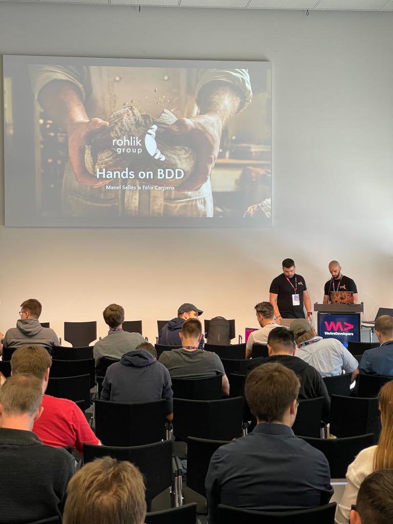Manel Selles (@manelselles) on Twitter photo Great to be at conferences again as speaker. This time with <a href="/felixcarpena/">Félix Carpena</a> <a href="/WeAreDevs/">WeAreDevelopers</a> #WeAreDevelopers2022 <a href="/rohlikgroup/">Rohlik Group</a> Great to be at conferences again as speaker. This time with <a href="/felixcarpena/">Félix Carpena</a> <a href="/WeAreDevs/">WeAreDevelopers</a> #WeAreDevelopers2022 <a href="/rohlikgroup/">Rohlik Group</a>