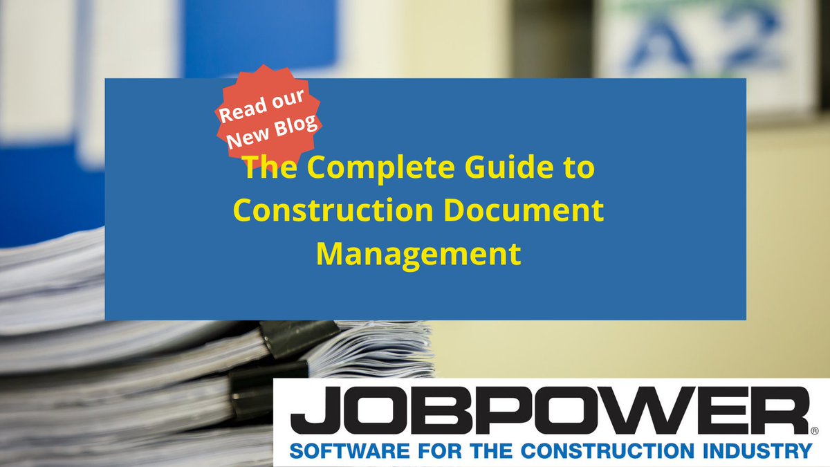 Construction is a paperwork heavy industry. Read our blog to see what to look for when you're searching for a document management system. 
jobpow.com/blog/complete-…