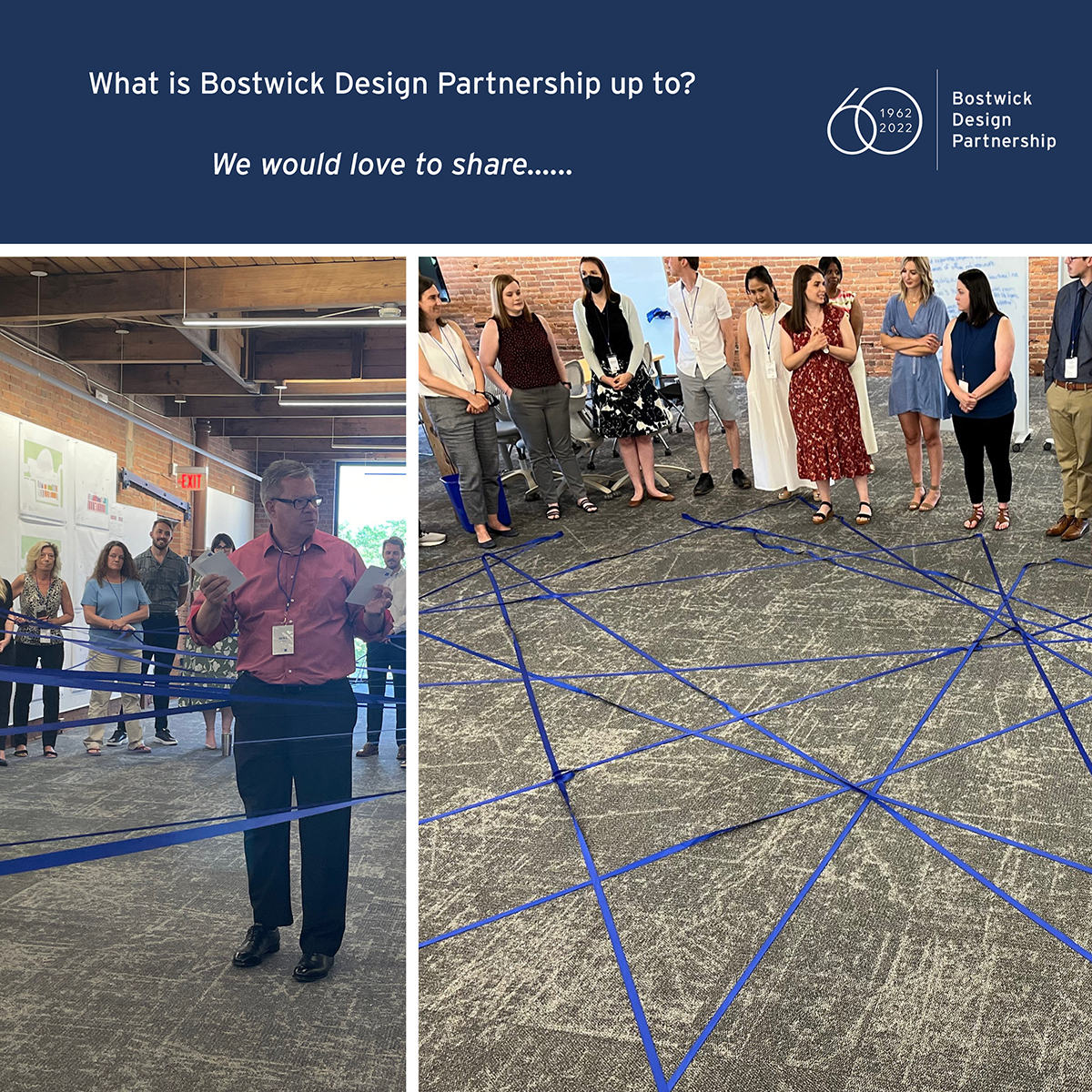 Bostwick Design Partnership is celebrating the 60th Anniversary today. Our collaborative team is having a great day sharing, celebrating, and having fun. Ask us what we are us to......we would love to share. #everylineisalife