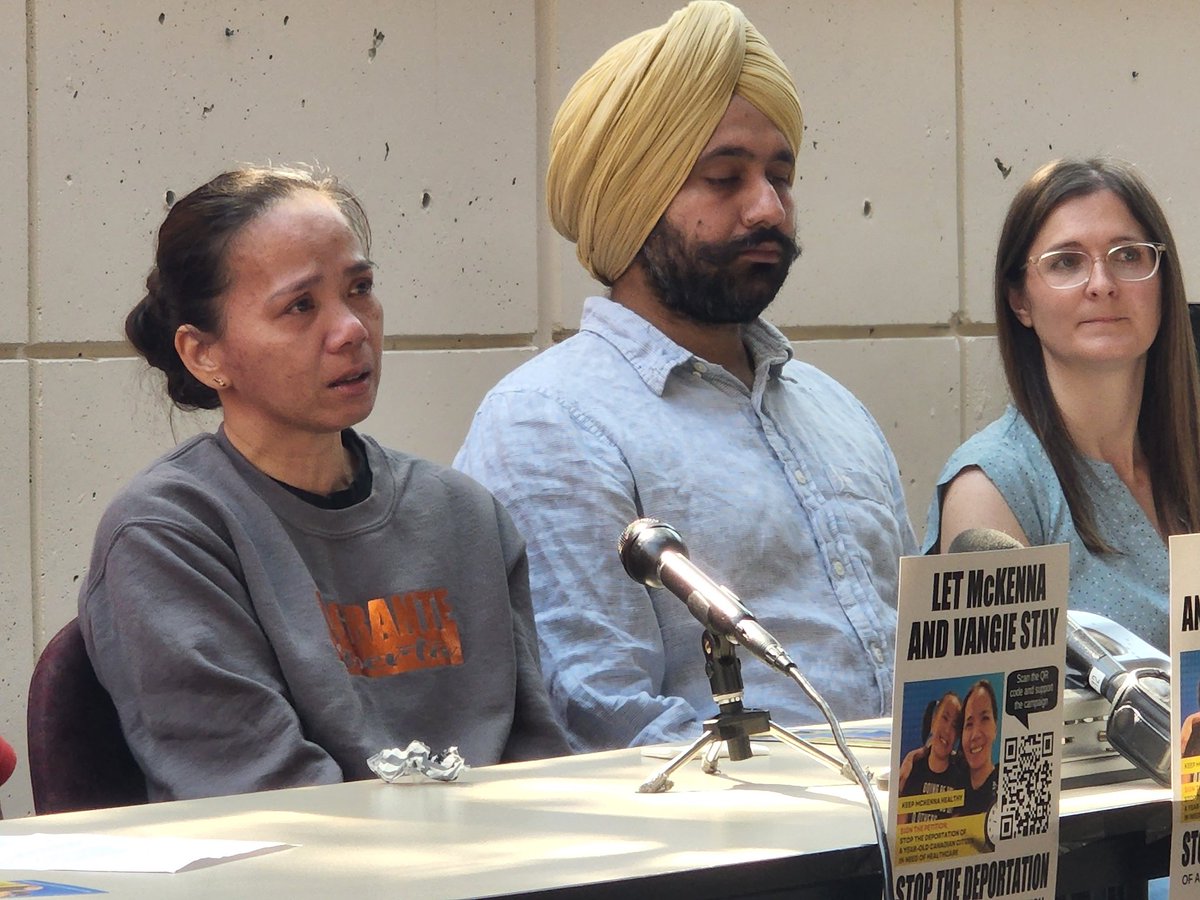 "McKenna belong here I Belong here.. this is our home" - Vangie #migrantjustice