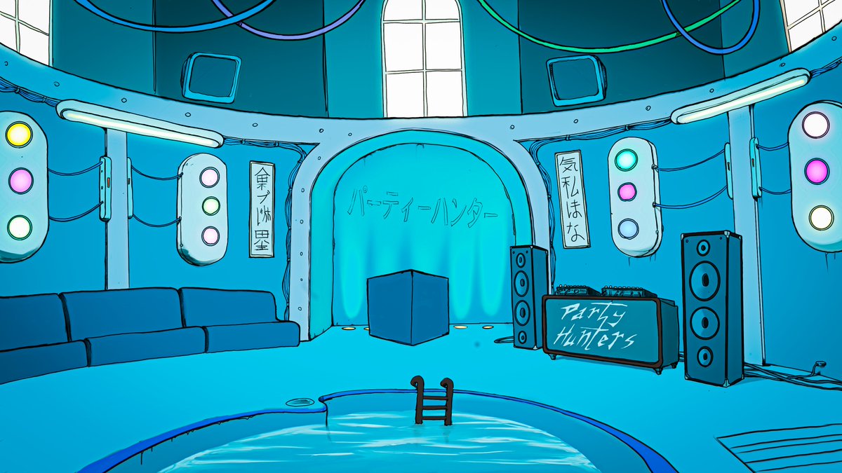 PartyHuntersUC's tweet photo. PHUC's central floor is literally the beating heart of the Club, as well as the V.I.Panthers's meeting point. The floor offers holders a unique and sophisticated space in which Panthers can celebrate around the jacuzzi.

#NFTs #NFTCommunity #NFTDrop #nftart #Luxuryclub #party https://t.co/E7b27YaYLL