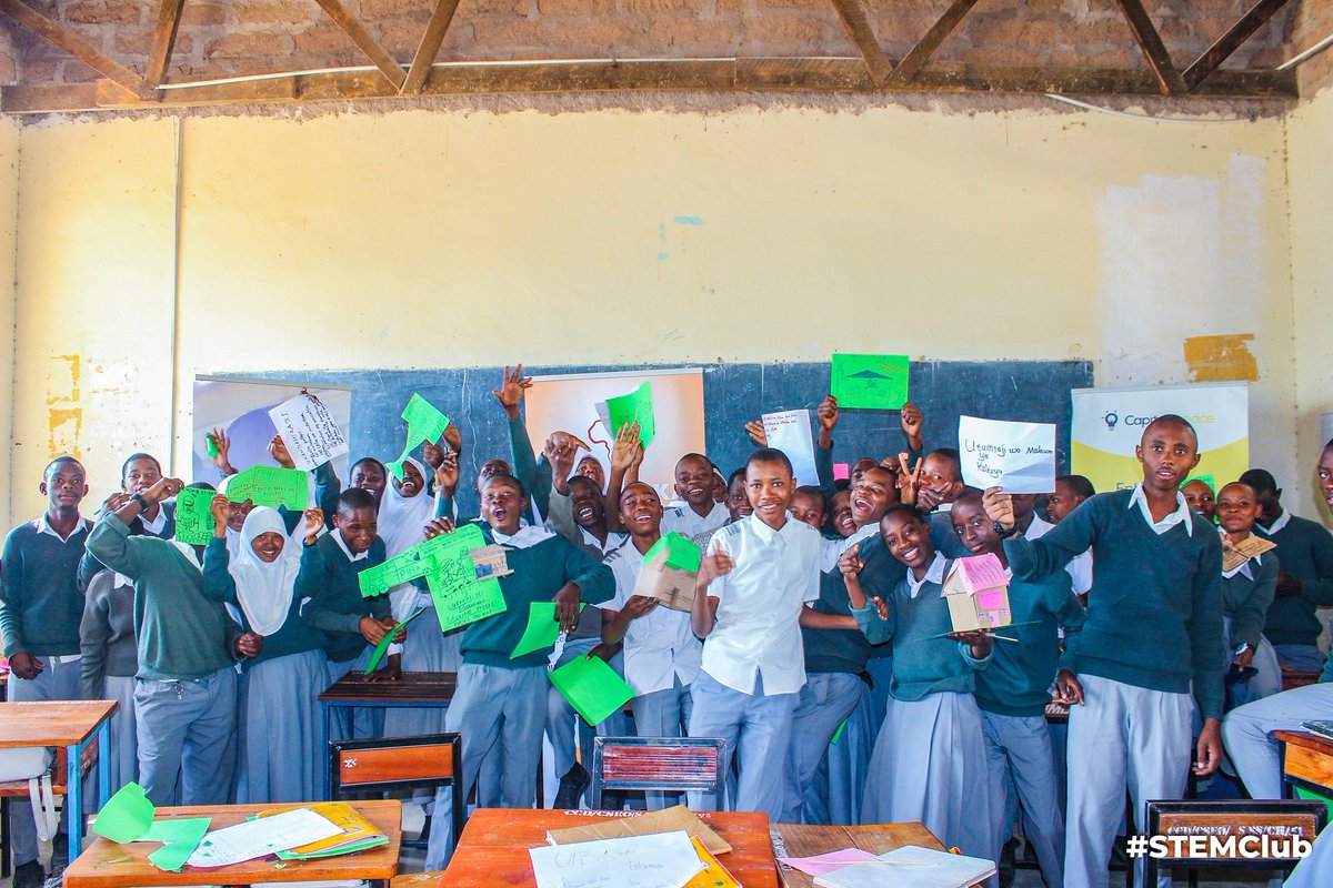 Leo katika kuadhimisha Siku ya mtoto wa Afrika kwa kushirikiana na <a href="/CapitalSpace_Tz/">CapitalSpace_Tz</a> tulikua Shule ya Sekondari Sechelela ya mjini Dodoma ambapo wanafunzi walifanya mazoezi ya kukuza ufikiri wa kibunifu (Design Thinking Session) yaliyokua imejikita hasa katika kutafuta njia za...