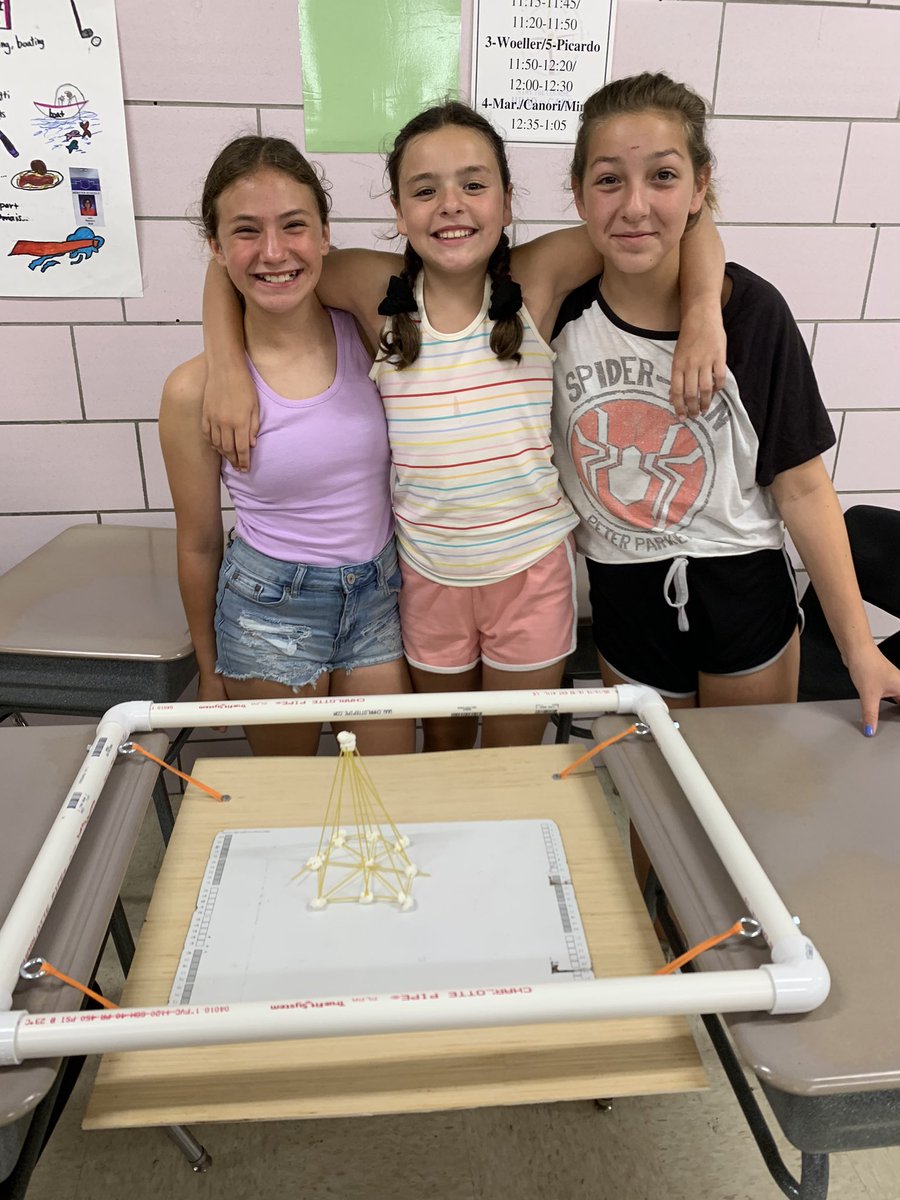 MissG5th's tweet photo. Can you build a structure out of marshmallows and spaghetti that could survive an earthquake? These kids can! https://t.co/Em3XEiUJLM