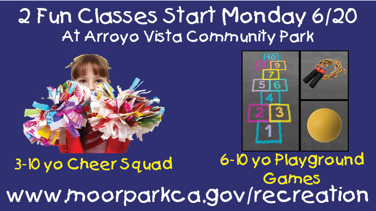 City of Moorpark on Twitter "Fun classes start 6/20! Cheer Squad (ages