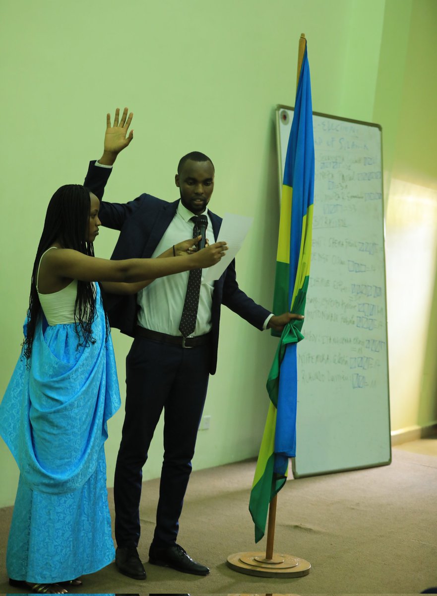 Kigali_College's tweet photo. On behalf of @RwandaPolytec,  Principal of @IPRCKigali Eng.@DMulindahabi presided over the swearing-in ceremony of new committe of @StudentsRp.He thanked  the outgoing committe for the work done and urged the new members to work for the benefit of the students and the country. https://t.co/3gSYcbuP8L