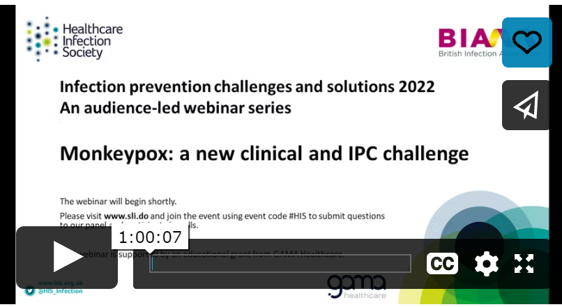 HIS_infection's tweet photo. Missed the @HIS_infection / @biainfection joint Monkeypox webinar yesterday?  The recording is now available, and a transcript will follow shortly.
https://t.co/eQUKvSGTp1

Thanks to the panel members &amp; those of you who submitted questions in advance &amp; during the live webinar https://t.co/riIePETUzl