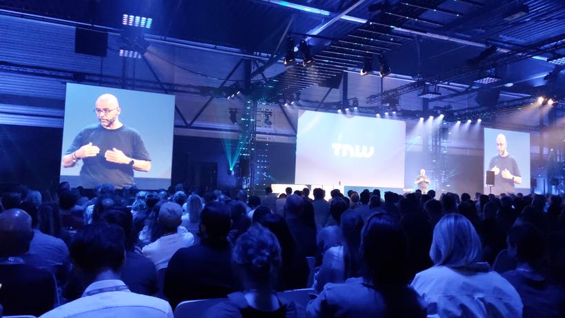 PriscillaChomba's tweet photo. "The modern world took away compassion and caring for others and gave it to the government, or companies..."
Mo Gawdat at the @tnwevents conference in #Amsterdam https://t.co/eMAaGZcDNY