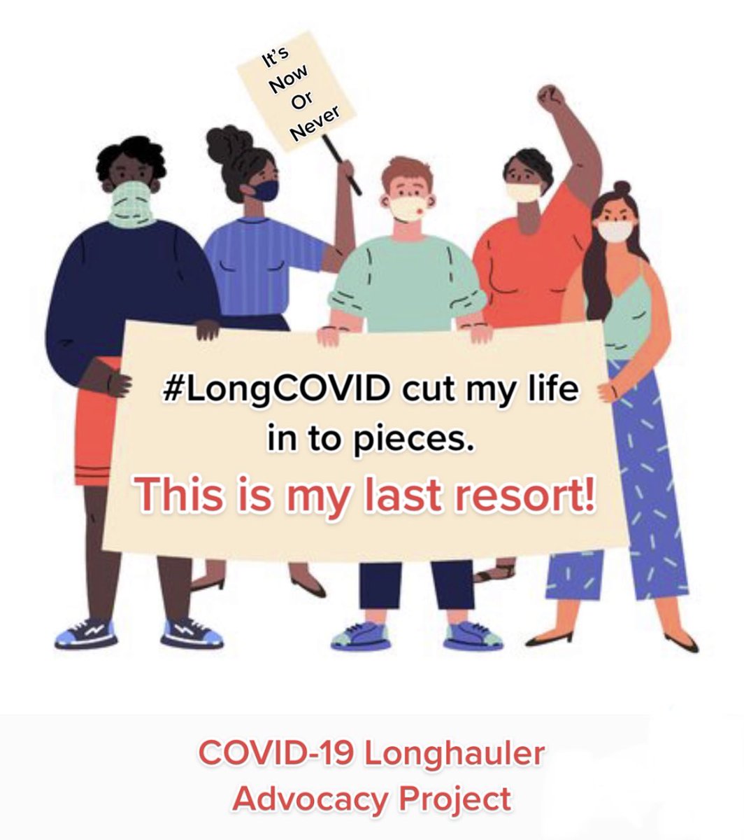 No one is coming to save us. We must band together and force change. We will shortly be putting out a call for more volunteers! Please get involved with your #longcovid groups calls to action. We need you!
