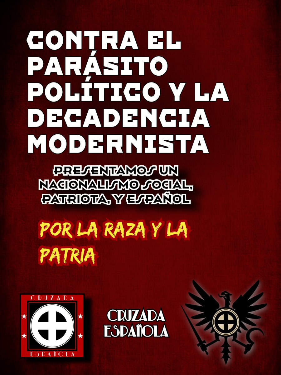 Por una nueva España, firme y fraternal.