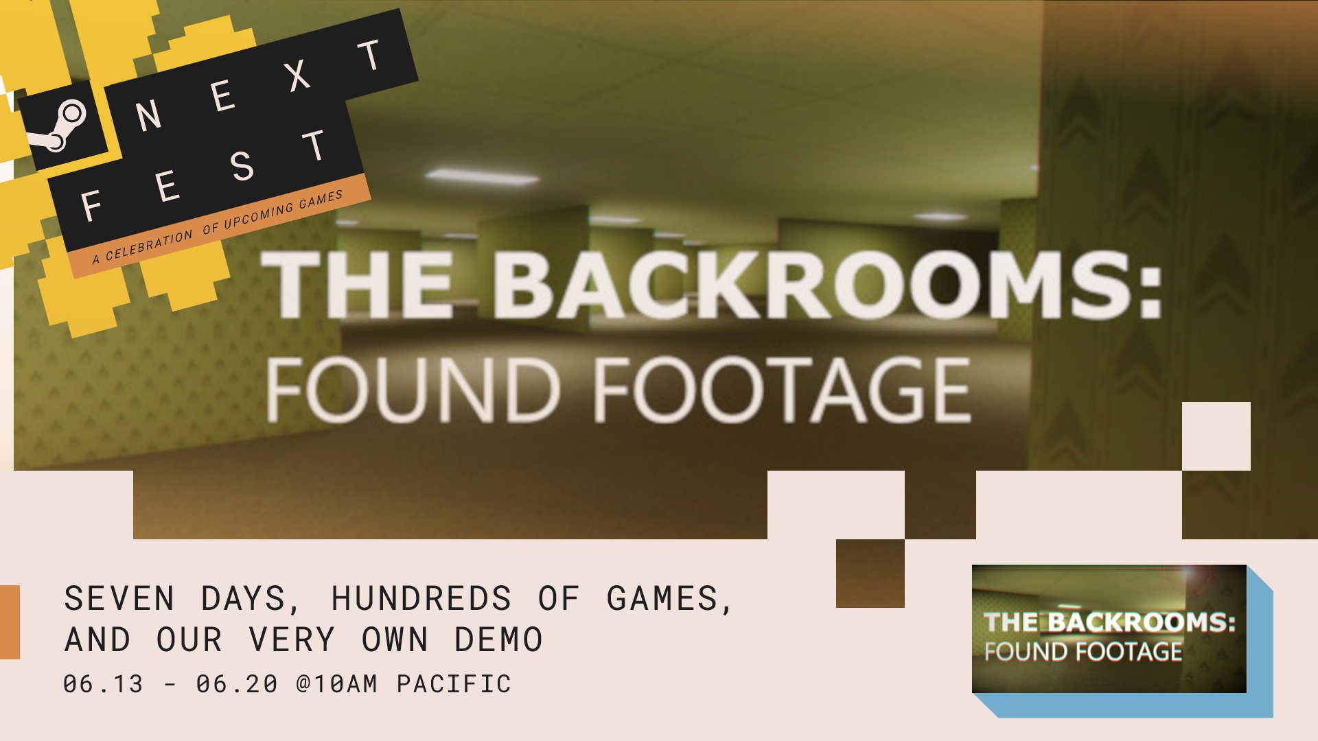 Survival Of The Backrooms Game [Early Gameplay] #devlog 