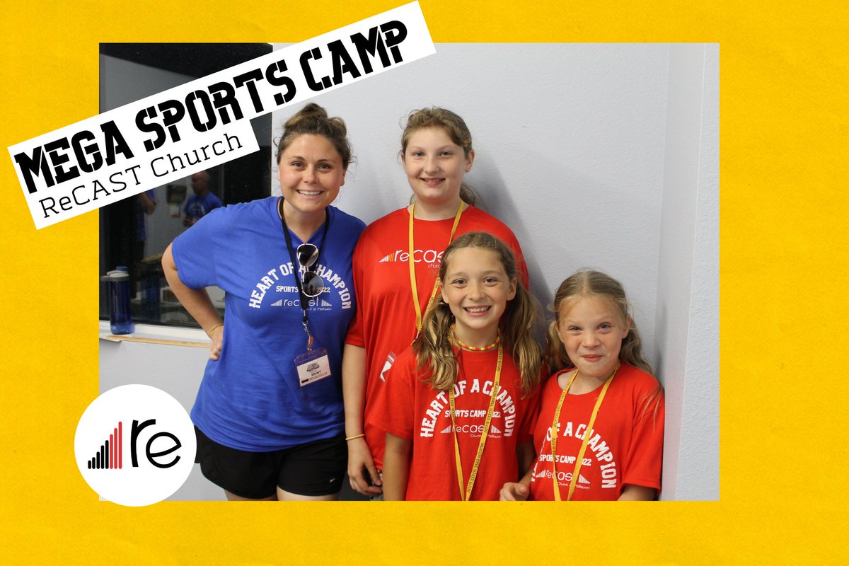 ReCASTChurch's tweet photo. Sports Camp!  We have had fun in our huddles and teams.  Check out these awesome campers and fantastic coaches. https://t.co/cmhOYTDtFS