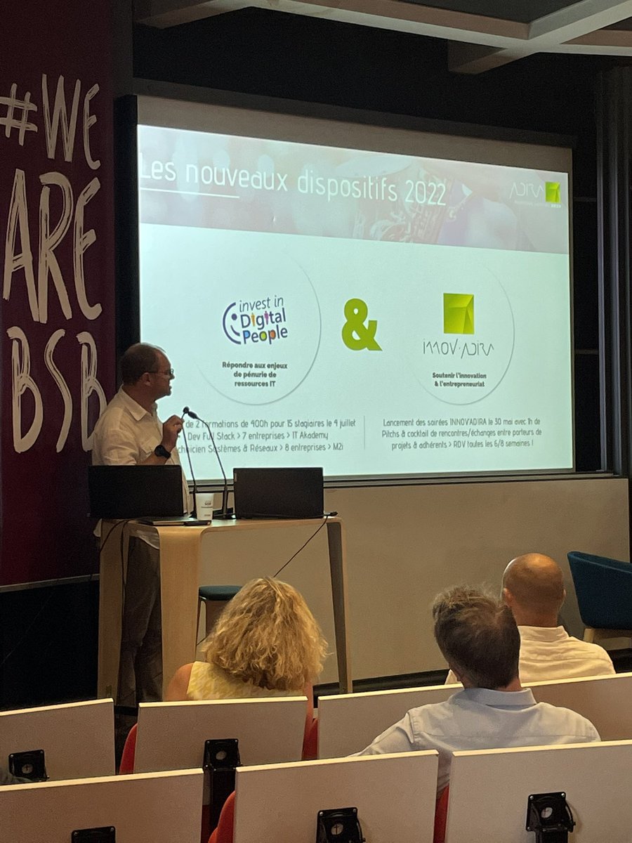 C’est l’heure de la présentation des nouveaux dispositifs 2022 👇

💻 Invest in Digital People : lancement de 4 formations de 400h pour 15 stagiaires le 4 juillet

🚀 Innov’ADIRA : lancement des soirées Innov’ADIRA le 30 mai avec pitchs et échanges de porteurs de projet