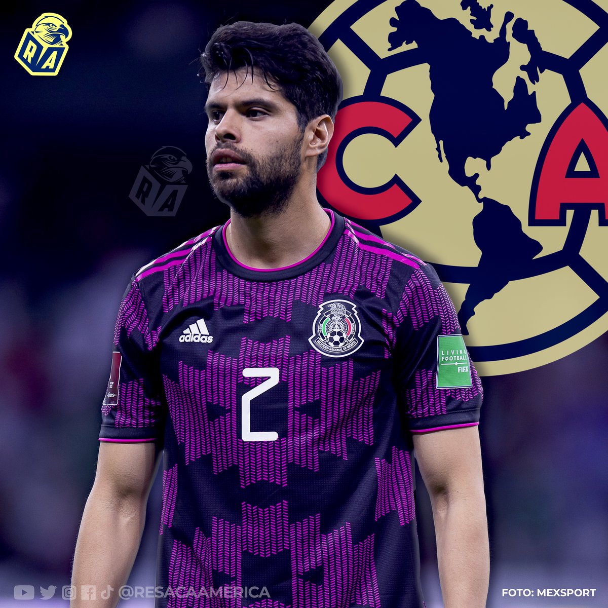 Resaca Americanista (@resacaamerica) on Twitter photo 🚨¡ÚLTIMO MOMENTO!🚨
Nestor Araujo sería el primer REFUERZO del <a href="/ClubAmerica/">Club América</a> para el Apertura 2022. 🦅🇲🇽 🚨¡ÚLTIMO MOMENTO!🚨
Nestor Araujo sería el primer REFUERZO del <a href="/ClubAmerica/">Club América</a> para el Apertura 2022. 🦅🇲🇽