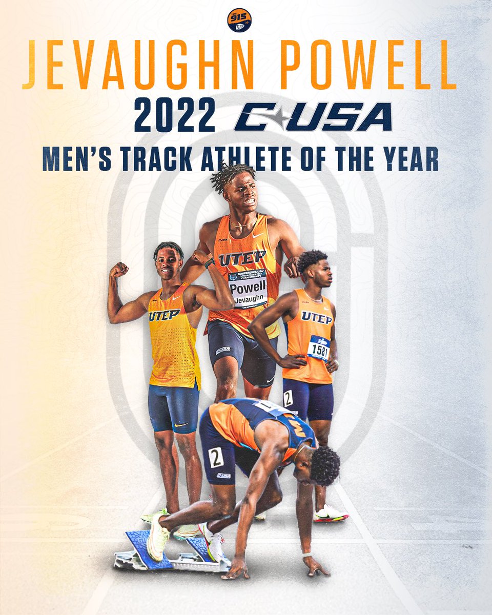 𝟮𝟬𝟮𝟮 <a href="/ConferenceUSA/">Conference USA</a> 𝗠𝗲𝗻’𝘀 𝗧𝗿𝗮𝗰𝗸 𝗔𝘁𝗵𝗹𝗲𝘁𝗲 𝗼𝗳 𝘁𝗵𝗲 𝗬𝗲𝗮𝗿 💨