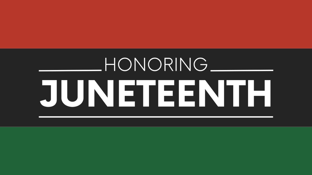 txwomansalumni's tweet photo. TWU will be closed on Monday in observance of Juneteenth. @twudio1901 is also hosting a Say Their Names Memorial on the Denton campus to honor Black lives lost to racial injustice and police brutality. Learn more about the memorial at https://t.co/cWoWsNUY9K
#TXWomans #Juneteenth https://t.co/Ue4bpTuoSd