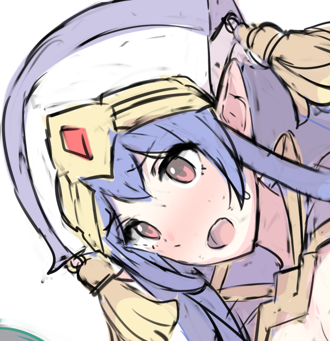 FANBOX限定イラスト、カラーラフの描き込みで一旦終了。続きは本日中に。 