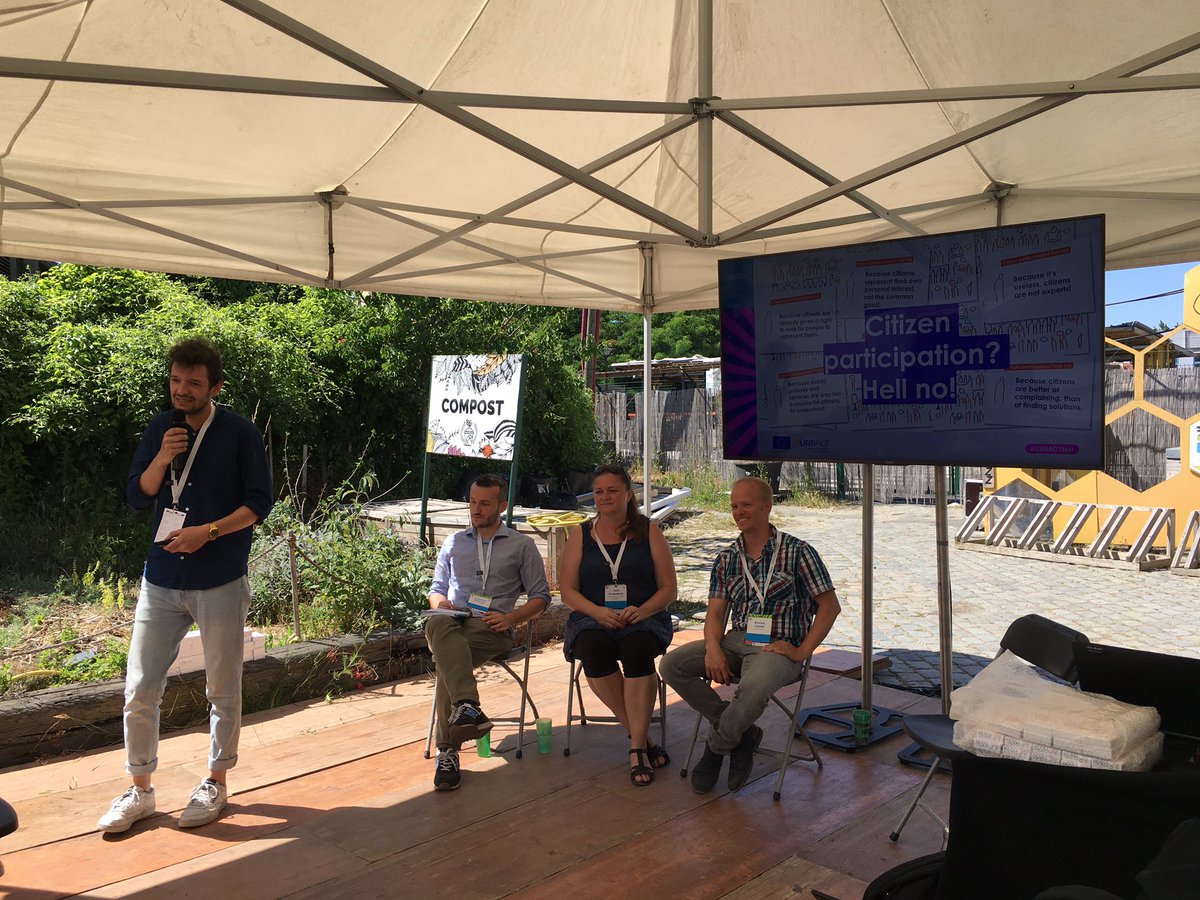 #Activecitizensnetwork with LE @SDS_lab  and LP <a href="/villeagen/">Ville d'Agen 🇫🇷🇪🇺🇺🇦</a> @Urbact City Festival in Pantin (Paris) presenting its SSAs #urbactfest 
Le réseau Active Citizens, dont la Ville d’Agen est chef de file, était au Festival URBACT à Pantin (Paris) présentant ses actions à petit échelle.