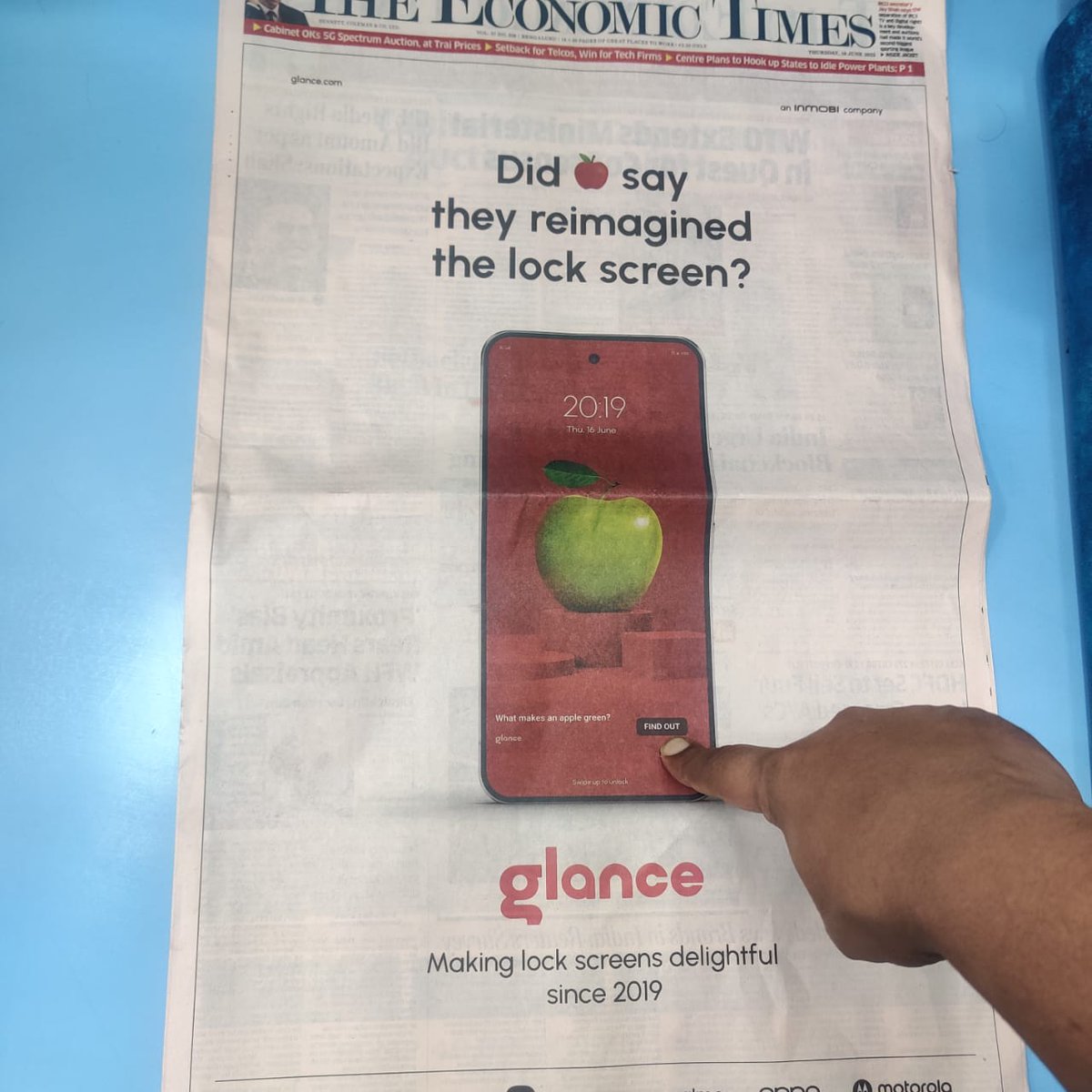 akbarkazi_'s tweet photo. What an ad, shots fired haha.
Maza aa gaya! ๐ #GlanceDidItFirst @NaveenTewari @glancescreen https://t.co/7AOL0lc4E4