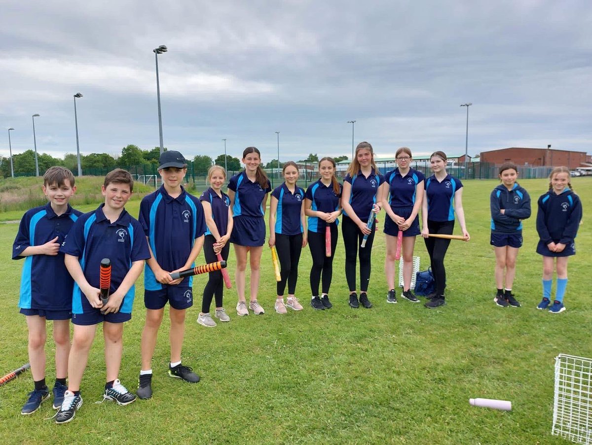 Caldew_School's tweet photo. Caldew U11 cricket squad for the Carlisle hardball competition- a great day at Edenside in which we learnt and progressed as cricketers in every game. And it was sunny 😎   Well done to the rounders team who beat Netherhall tonight - #proudtobecaldew https://t.co/OumQEvGhyz