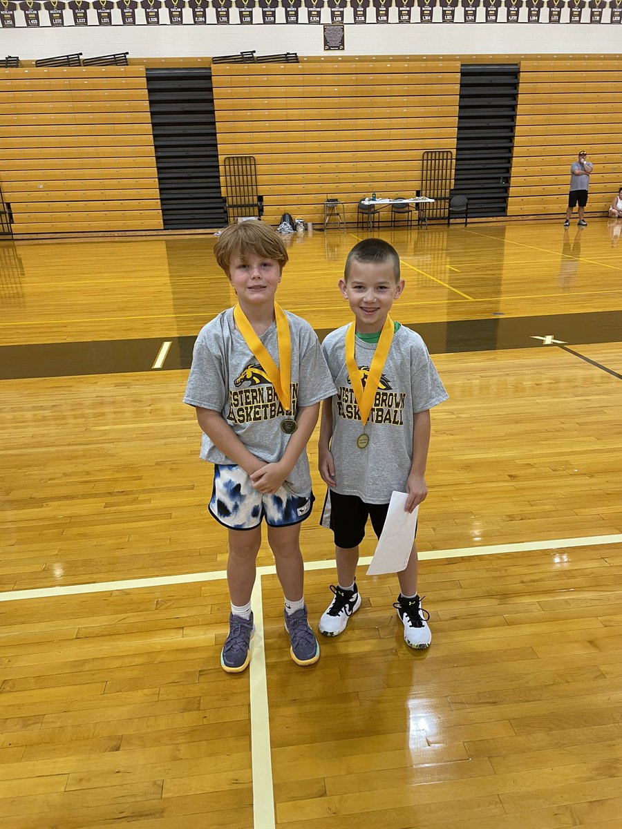 Congrats to Nolan Young and Jaxen Hurley for winning the Free Throw competition!