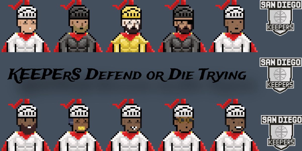 Introducing this years SD Keepers standard league team for th <a href="/U_B_L/">j</a> .. The number 2 overall defense in the league. Shinobi Tyrant the Golden Knight is the teams MVP. Our two black knights are both 99 defenders. <a href="/BALLERZ_NFT/">BALLERZ</a> <a href="/sandiegokeepers/">San DIego Keepers - Ballerz Team</a>