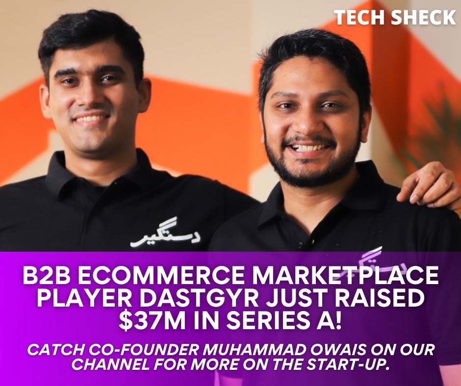 Techsheck1's tweet photo. Congratulations to Dastgyr for raising $37M in series A!
Catch Co-Founder Muhammad Owais on our channel for insights on the B2B E-commerce marketplace.
#pakistan #startup #tech #technews #entrepreneur #b2b #ecommerce #marketplace #funding #seriesA #techsheck https://t.co/RrIX4qq7wH
