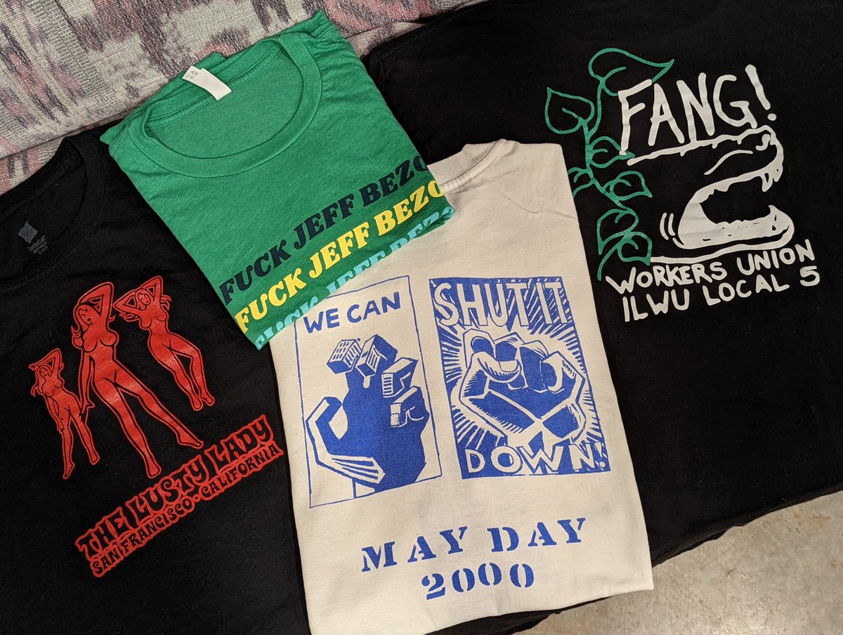 tovesaurus's tweet image. I assume everyone else attending @labornotes this weekend also agonized over which T-shirts to pack? #LaborNotes22