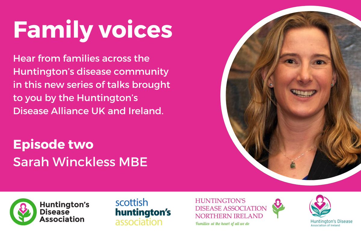 Don't forget you can listen to Sarah Winckless MBE, British Rower and former member of Team GB discussing how Huntingdon's has affected her family and how she is living whilst at risk. Tuesday 21 June at 7pm. ow.ly/pya650Jt9xi