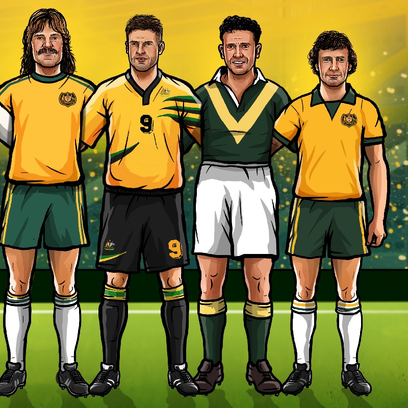 Socceroos's tweet photo. 𝙰 𝙲𝙴𝙽𝚃𝚄𝚁𝚈 𝙾𝙵 𝙼𝙴𝙼𝙾𝚁𝙸𝙴𝚂 𝙰𝙽𝙳 𝙸𝙲𝙾𝙽𝙸𝙲 𝙼𝙾𝙼𝙴𝙽𝚃𝚂 🇦🇺

Today, on June 17, 2022, our beloved Men's National Team turns 100!

#GiveIt100 #AllForTheSocceroos