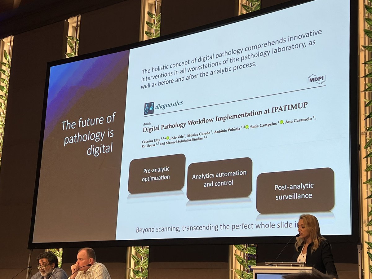 atman_ci's tweet image. An exciting afternoon at the #ECDP2022 where the #diagnostic application of #DigitalPathology #ComputationalPathology #ArtificialIntelligence solutions was the main topic and what a topic!! A great triumph of innovation for Europe with the experiences of groups from 🇮🇹🇪🇸🇫🇷🇵🇹🇹🇷🇩🇪