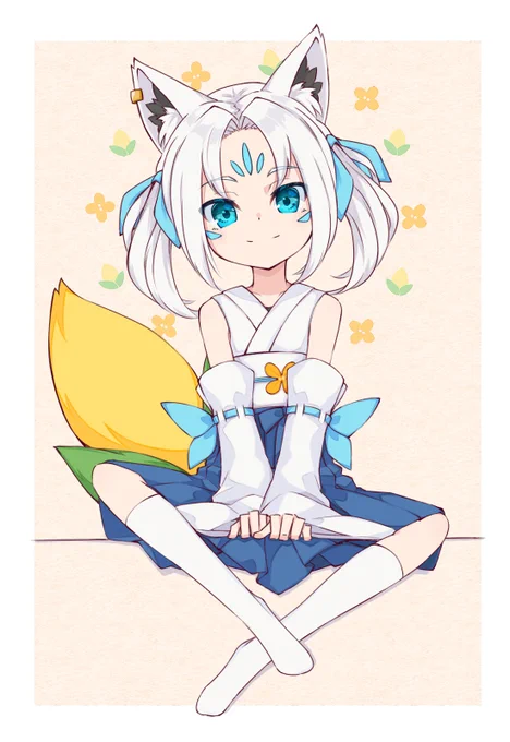 すこん部ちゃん…!
#絵フブキ
#すこん部 