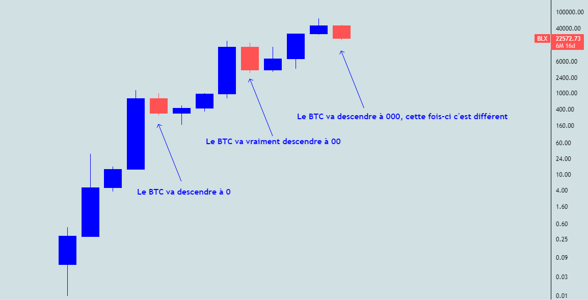 SlashCoins's tweet photo. Je vous assure qu'ils vous diront encore qu'il va tomber à 0 lors de la prochaine vague baissière (en 2026) https://t.co/EQEJGl0fcA