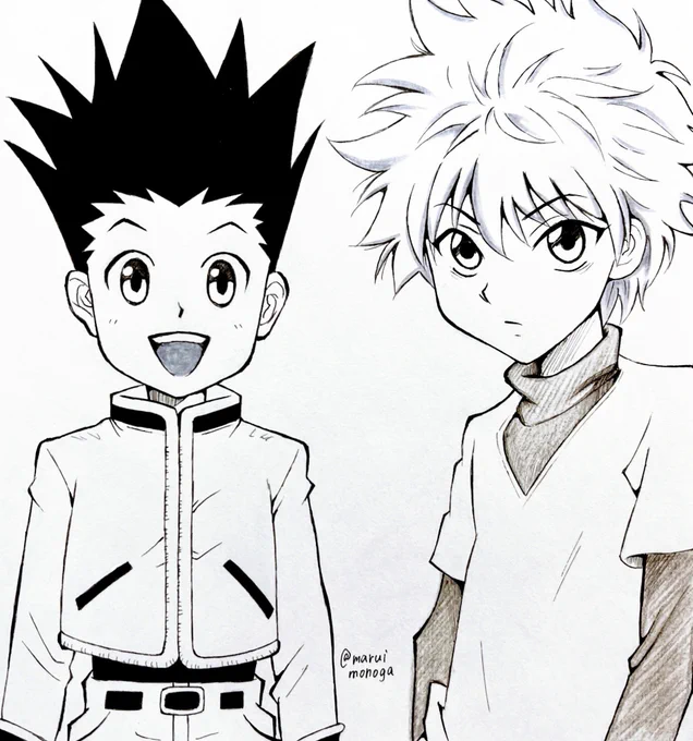 #hxh  #hxhfanart  ゴンとキルア 